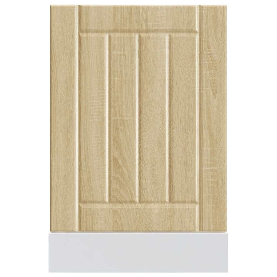 Vaatwaspaneel Lucca bewerkt hout sonoma eikenkleurig