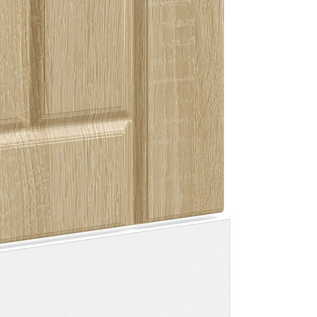 Vaatwaspaneel Lucca bewerkt hout sonoma eikenkleurig
