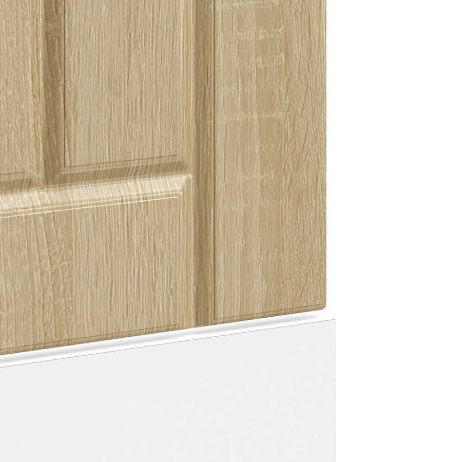 Vaatwaspaneel Lucca bewerkt hout sonoma eikenkleurig
