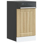 Vaatwaspaneel Lucca 45x1.5x67 cm bewerkt hout sonoma eiken