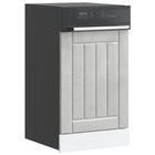 Dishwasher panel Lucca treated wood concrete grey