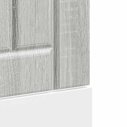 Vaatwaspaneel Lucca bewerkt hout grijs sonoma eiken