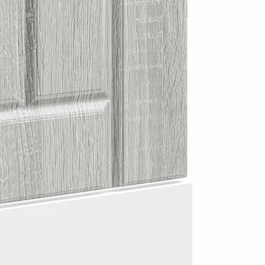 Vaatwaspaneel Lucca bewerkt hout grijs sonoma eiken