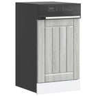 Vaatwaspaneel Lucca 45x1,5x67 cm grijs sonoma eiken