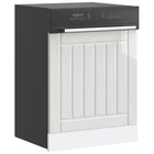 Vaatwaspaneel 60x1.5x67 cm hoogglans wit bewerkt hout