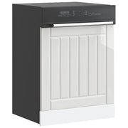 Vaatwaspaneel 60x1.5x67 cm hoogglans wit bewerkt hout