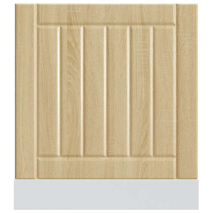 Vaatwaspaneel Lucca bewerkt hout sonoma eikenkleurig