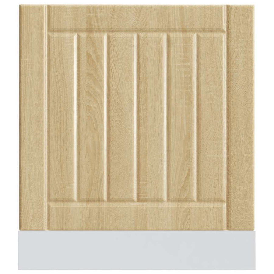 Vaatwaspaneel Lucca bewerkt hout sonoma eikenkleurig