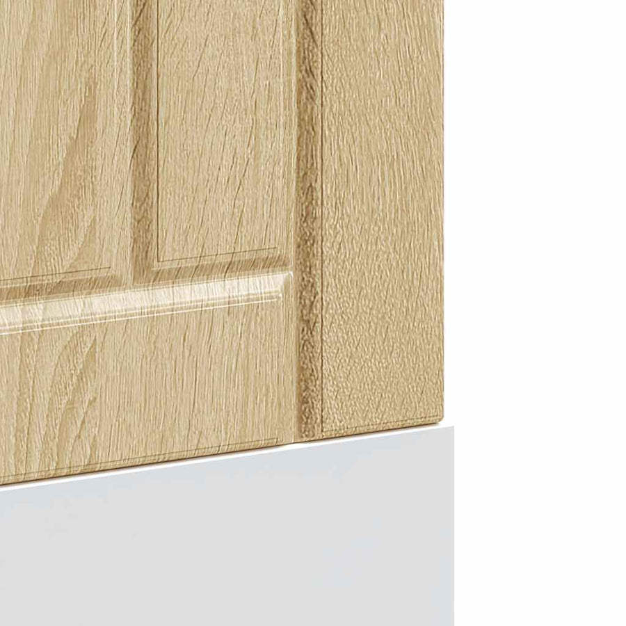 Vaatwaspaneel Lucca bewerkt hout sonoma eikenkleurig