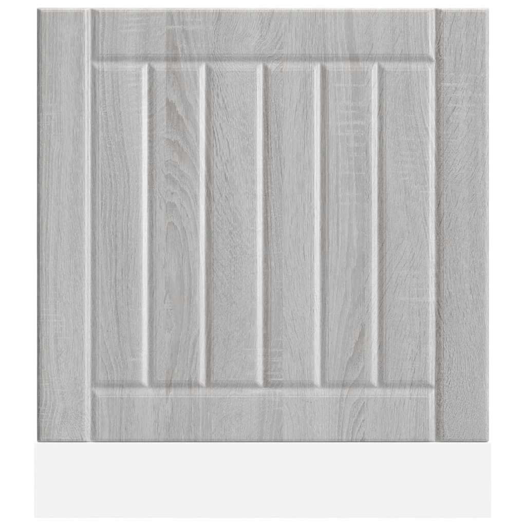 Vaatwaspaneel Lucca bewerkt hout grijs sonoma eiken