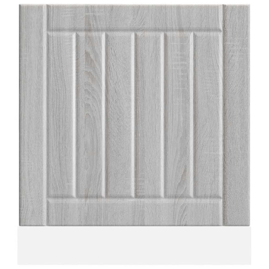 Vaatwaspaneel Lucca bewerkt hout grijs sonoma eiken