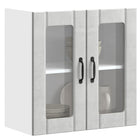Keukenwandkast Lucca 60x31x60 cm bewerkt hout betongrijs