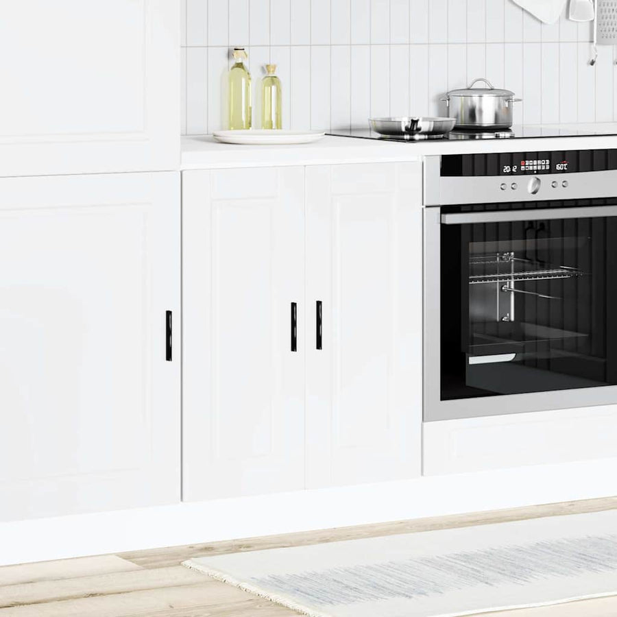 Keuken onderkast "Porto" bewerkt hout wit