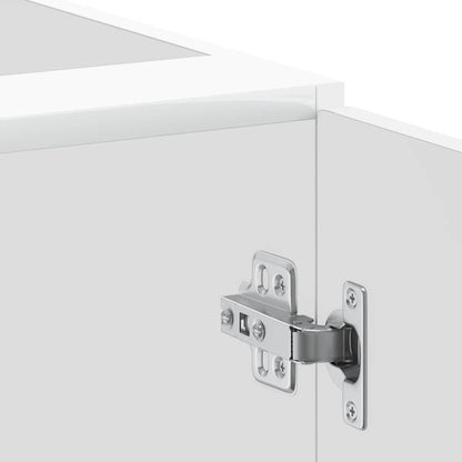 Keuken onderkast "Porto" bewerkt hout hoogglans wit