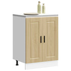 Onderkast Porto 60x46x81,5 cm bewerkt hout sonoma eiken