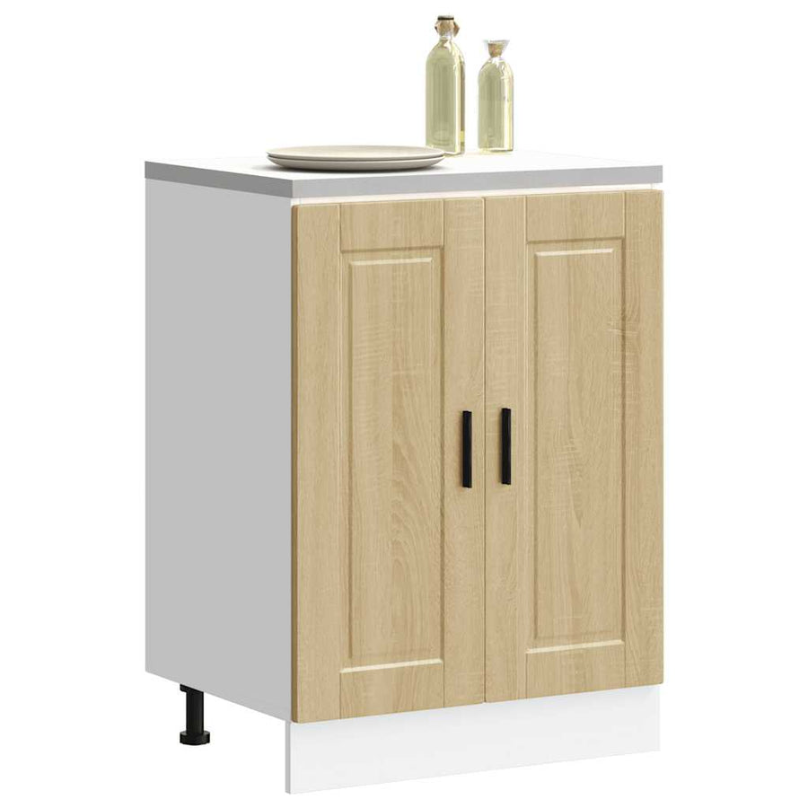 Keuken onderkast "Porto" bewerkt hout sonoma eikenkleurig