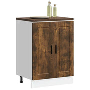 Keuken onderkast Porto 60x46x81.5 cm bewerkt hout gerookt eiken