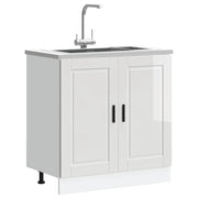 Spoelbakonderkast 80x46x81,5cm hoogglans wit