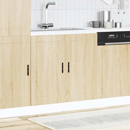 Spoelbakonderkast Porto 80x46x81,5 cm bewerkt hout sonoma eiken