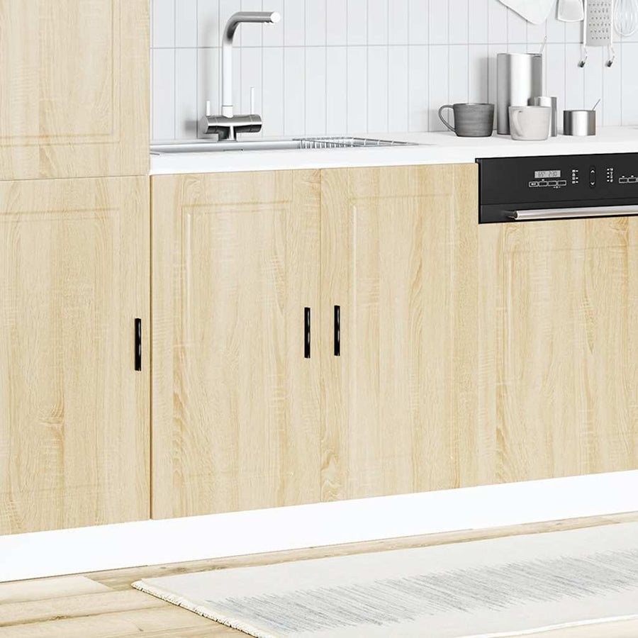 Spoelbakonderkast Porto 80x46x81,5 cm bewerkt hout sonoma eiken