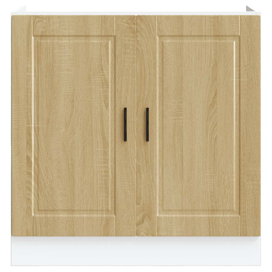 Spoelbakonderkast Porto 80x46x81,5 cm bewerkt hout sonoma eiken