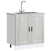 Spoelbakonderkast 80x46x81,5 cm grijs sonoma bewerkt hout