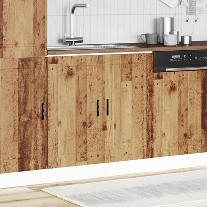 Spoelbakonderkast Porto 80x46x81,5 cm bewerkt hout oud hout