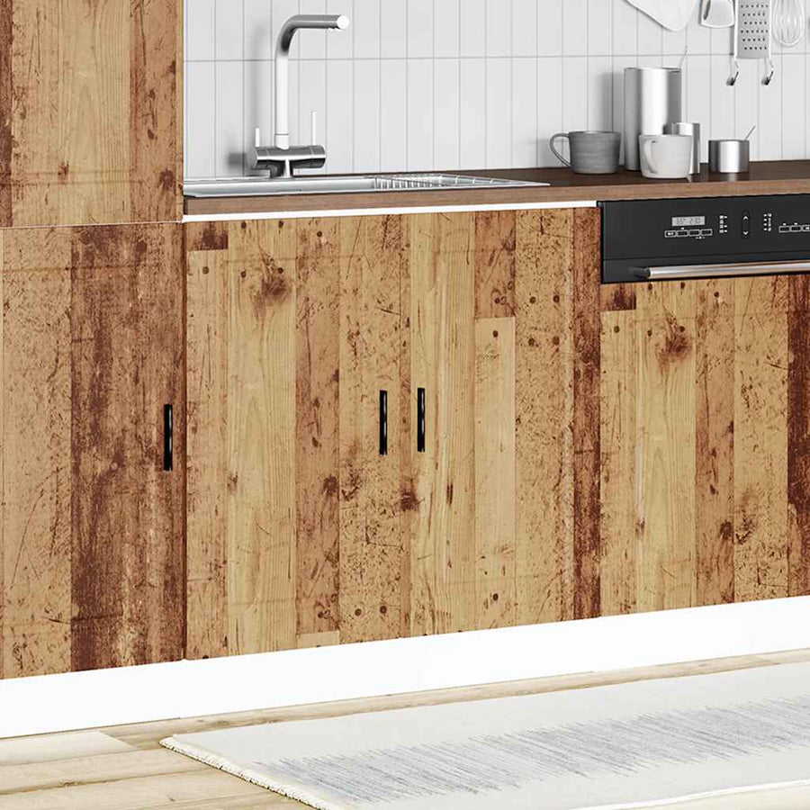 Spoelbakonderkast Porto 80x46x81,5 cm bewerkt hout oud hout