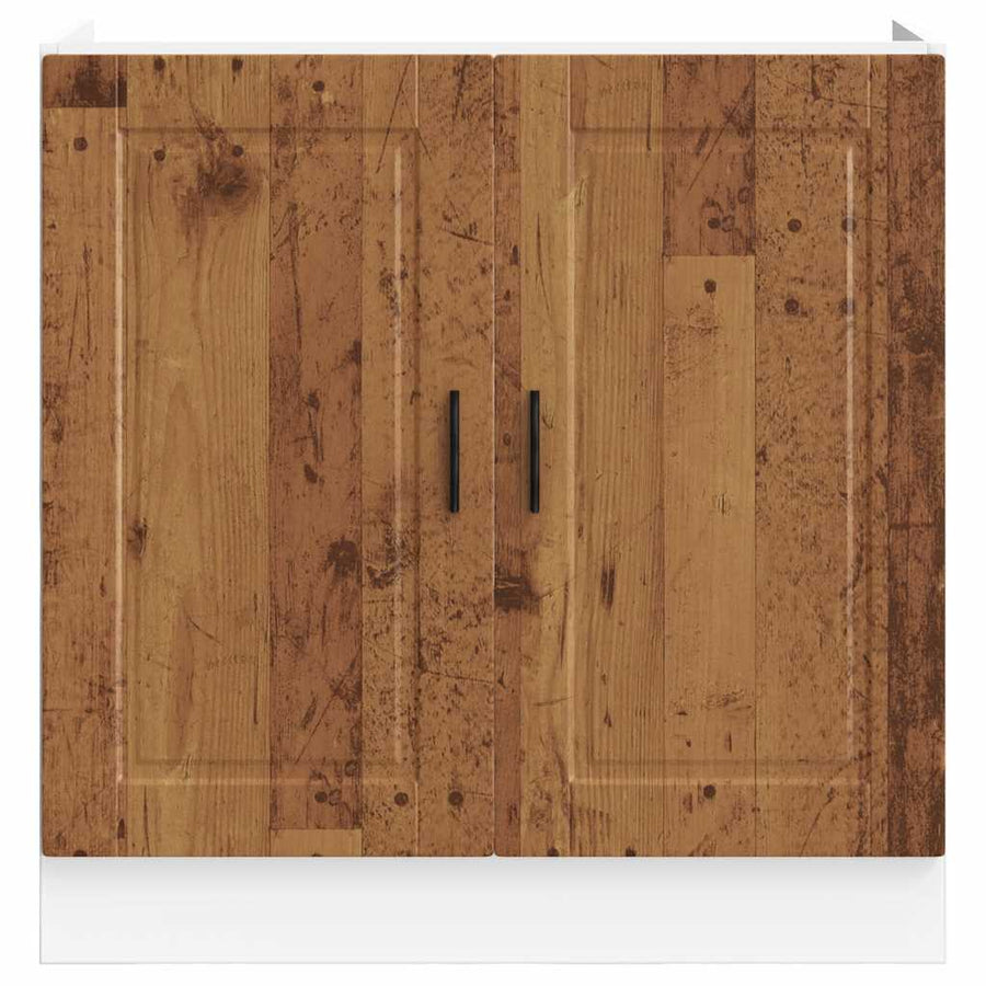 Spoelbakonderkast Porto 80x46x81,5 cm bewerkt hout oud hout