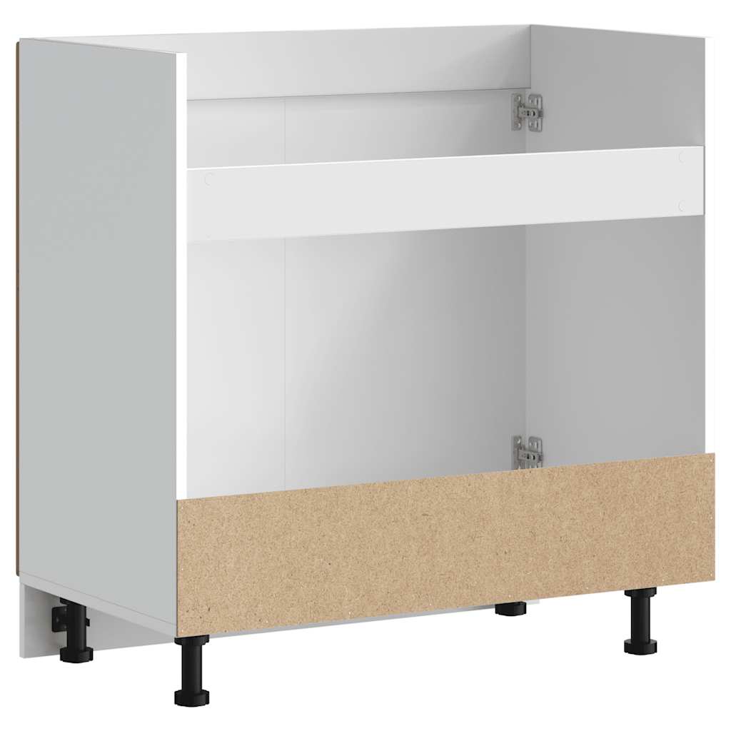 Spoelbakonderkast Porto 80x46x81,5 cm bewerkt hout oud hout