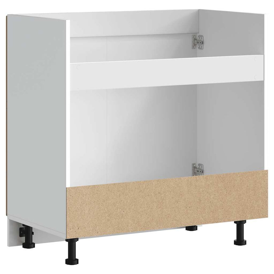 Spoelbakonderkast Porto 80x46x81,5 cm bewerkt hout oud hout