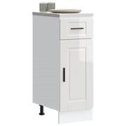 Keuken onderkast Porto 30x46x81.5 cm bewerkt hout hoogglans wit