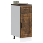 Keukenonderkast Porto 30x46x81.5 cm bewerkt hout gerookt eiken