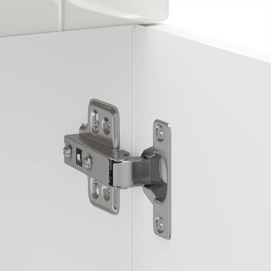 Keuken onderkast "Porto" bewerkt hout hoogglans wit