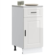Onderkast Porto 40x46x81,5 cm hoogglans wit bewerkt hout
