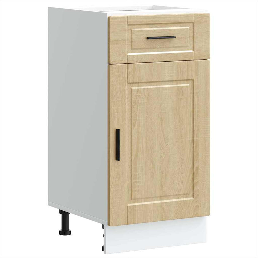 Keuken onderkast "Porto" bewerkt hout sonoma eikenkleurig