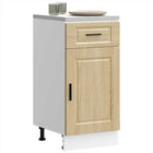Onderkast Porto 40x46x81,5 cm bewerkt hout sonoma eiken