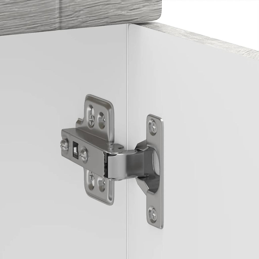 Keuken onderkast "Porto" bewerkt hout grijs sonoma eiken