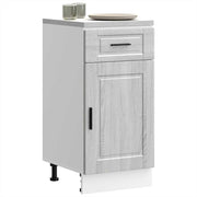 Keukenonderkast Porto 40x46x81.5 cm grijs sonoma eiken