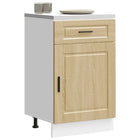 Onderkast 50x46x81.5 cm bewerkt hout sonoma eiken