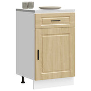 Onderkast 50x46x81.5 cm bewerkt hout sonoma eiken