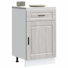 Keukenonderkast Porto 50x46x81,5 cm bewerkt hout grijs sonoma eiken