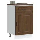 Keukenonderkast Porto 50x46x81,5 cm bewerkt hout bruin eiken