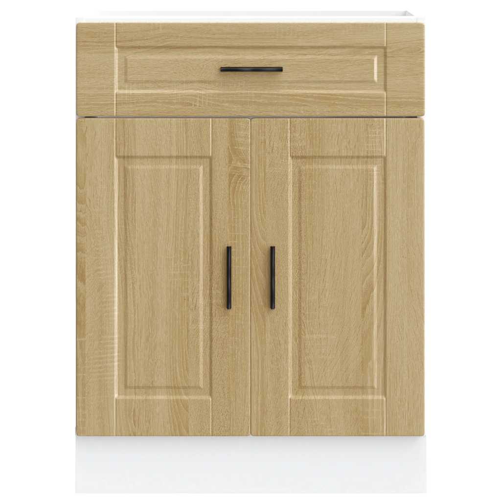 Keuken onderkast "Porto" bewerkt hout sonoma eikenkleurig
