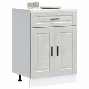 Keukenkast Porto 60x46x81.5 cm bewerkt hout betongrijs