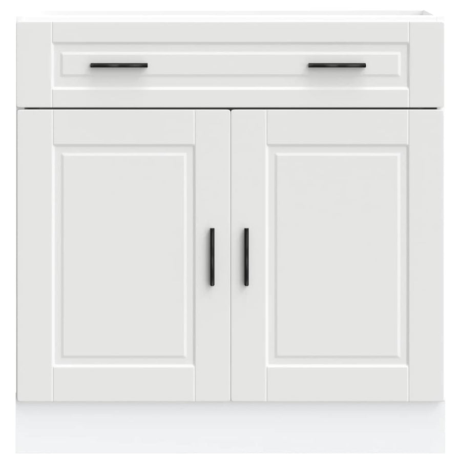 Keuken onderkast "Porto" bewerkt hout wit