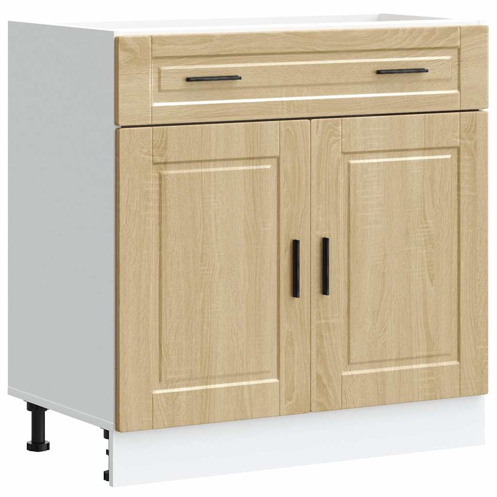 Keuken onderkast "Porto" bewerkt hout sonoma eikenkleurig