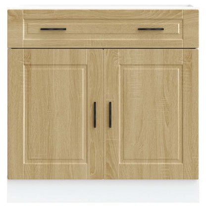 Keuken onderkast "Porto" bewerkt hout sonoma eikenkleurig
