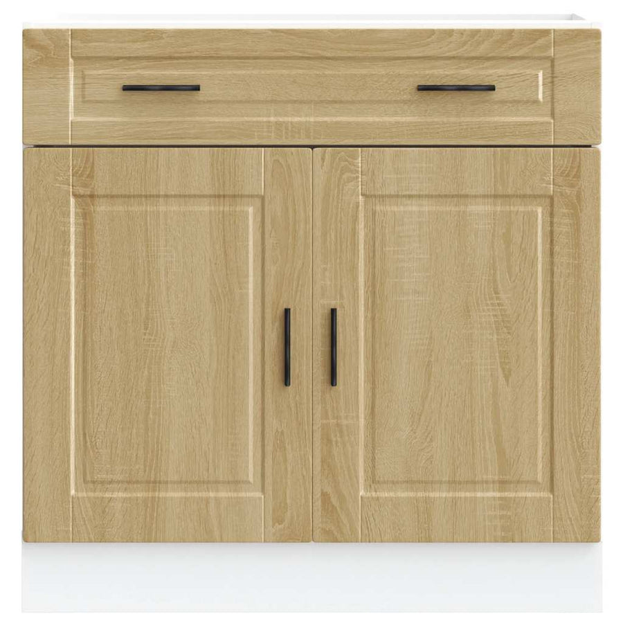 Keuken onderkast "Porto" bewerkt hout sonoma eikenkleurig