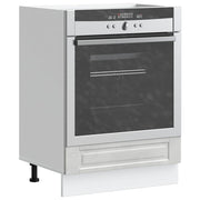 Ovenkast Porto 60x46x81.5 cm bewerkt hout betongrijs